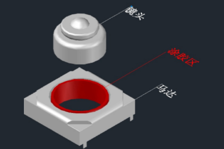 镜头支架和镜筒固定
